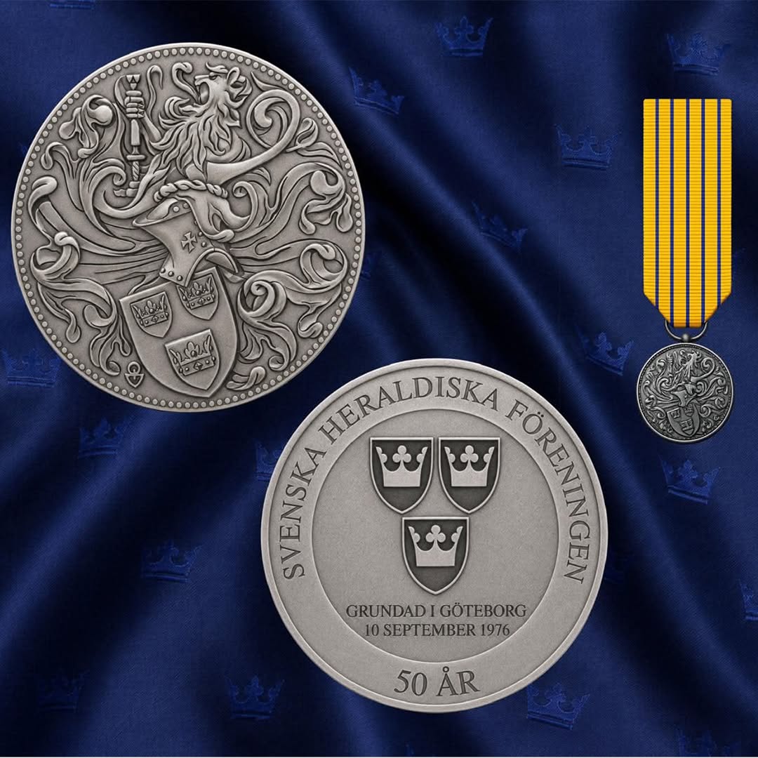Svenska Heraldiska Föreningens 50-årsjubileumsmedalj